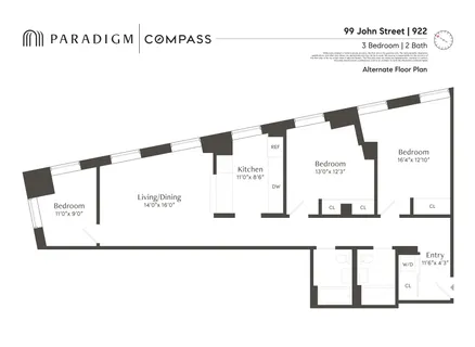 $1,395,000 | 99 John Street, Unit 922 | Financial District