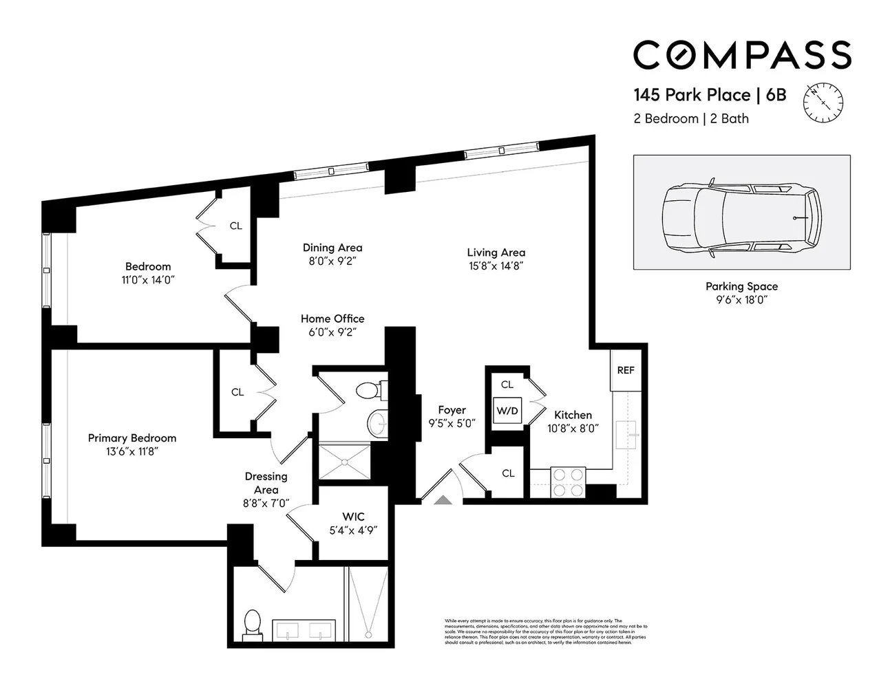 $1,600,000 | 145 Park Place, Unit 6B | Park Slope