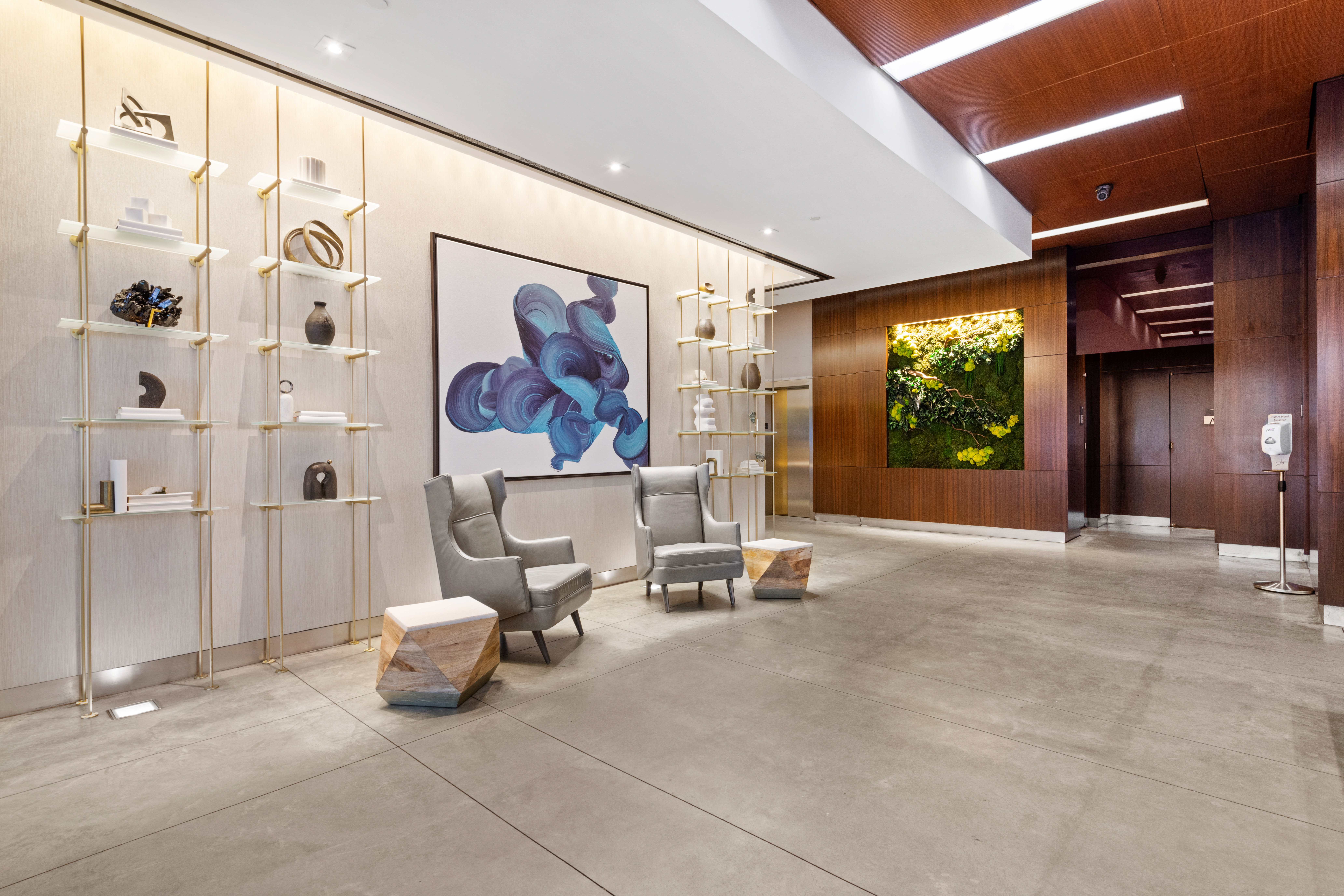 225 East 34th Street, Unit 17C Manhattan, NY 10016 - Photo 9 of 19 a view of a hallway with dining area