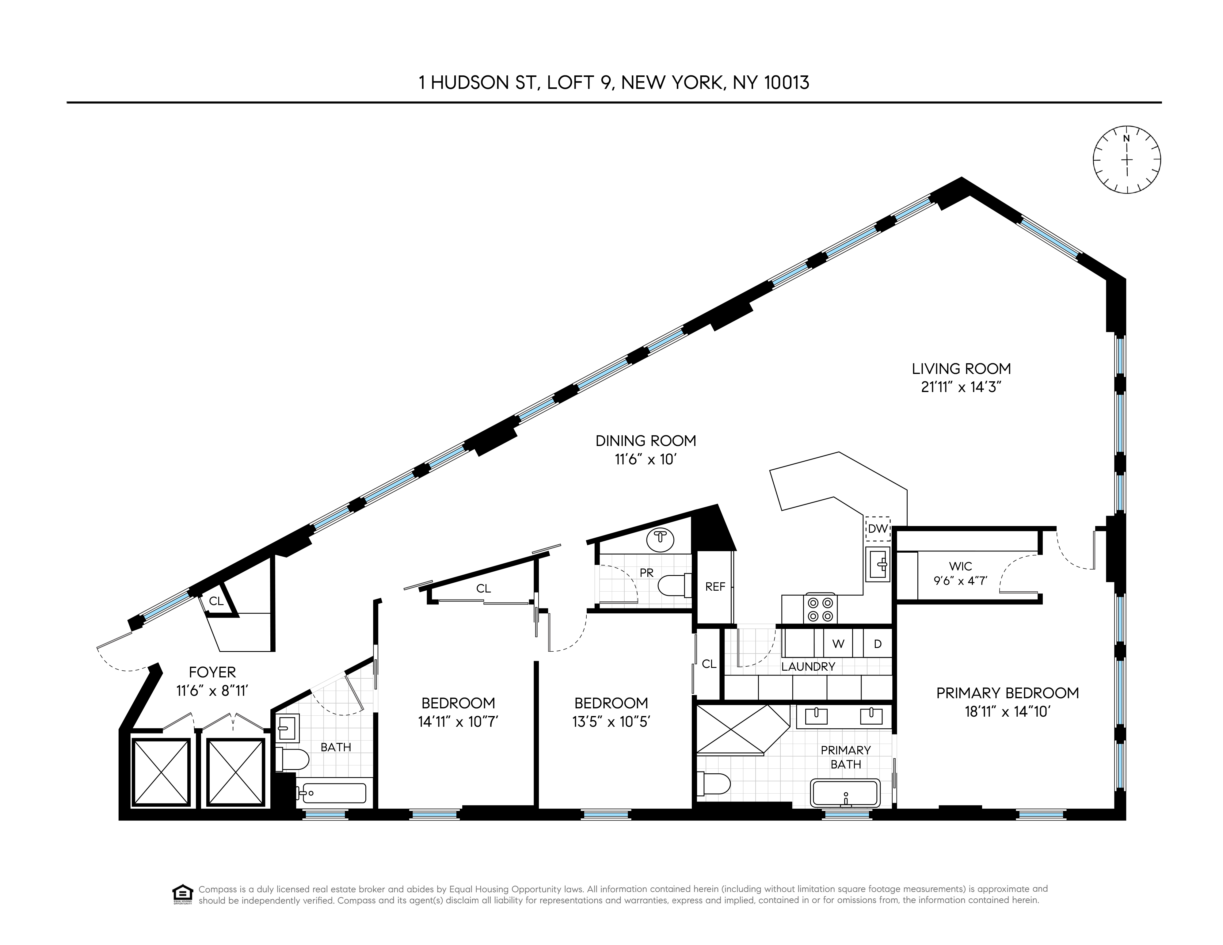 1 Hudson Street, Unit 9 Manhattan, NY 10013 - Photo 13 of 13