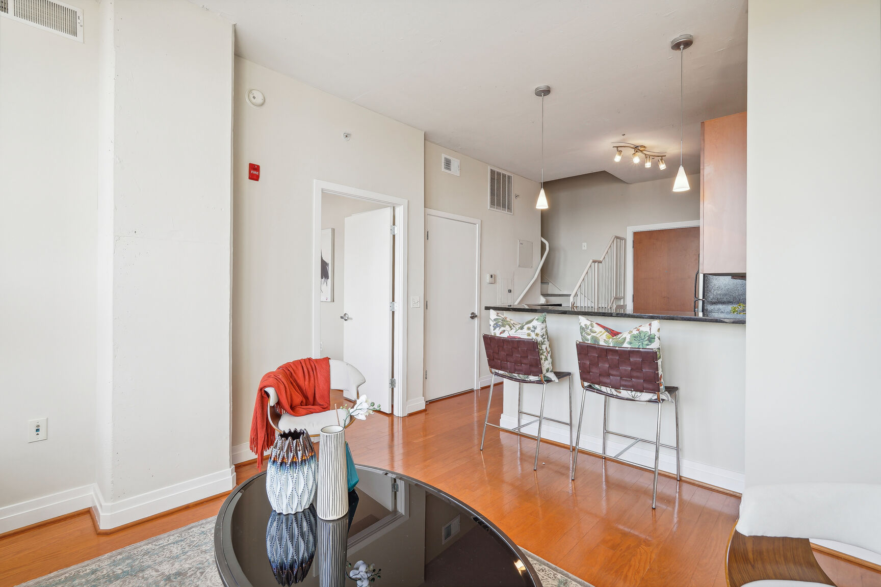 2120 Vermont Avenue Northwest, Unit 620 Washington, DC 20001 - Photo 6 of 61 a bathroom with a sink mirror and vanity