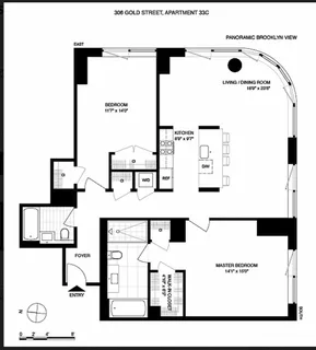 a picture of a floor plan