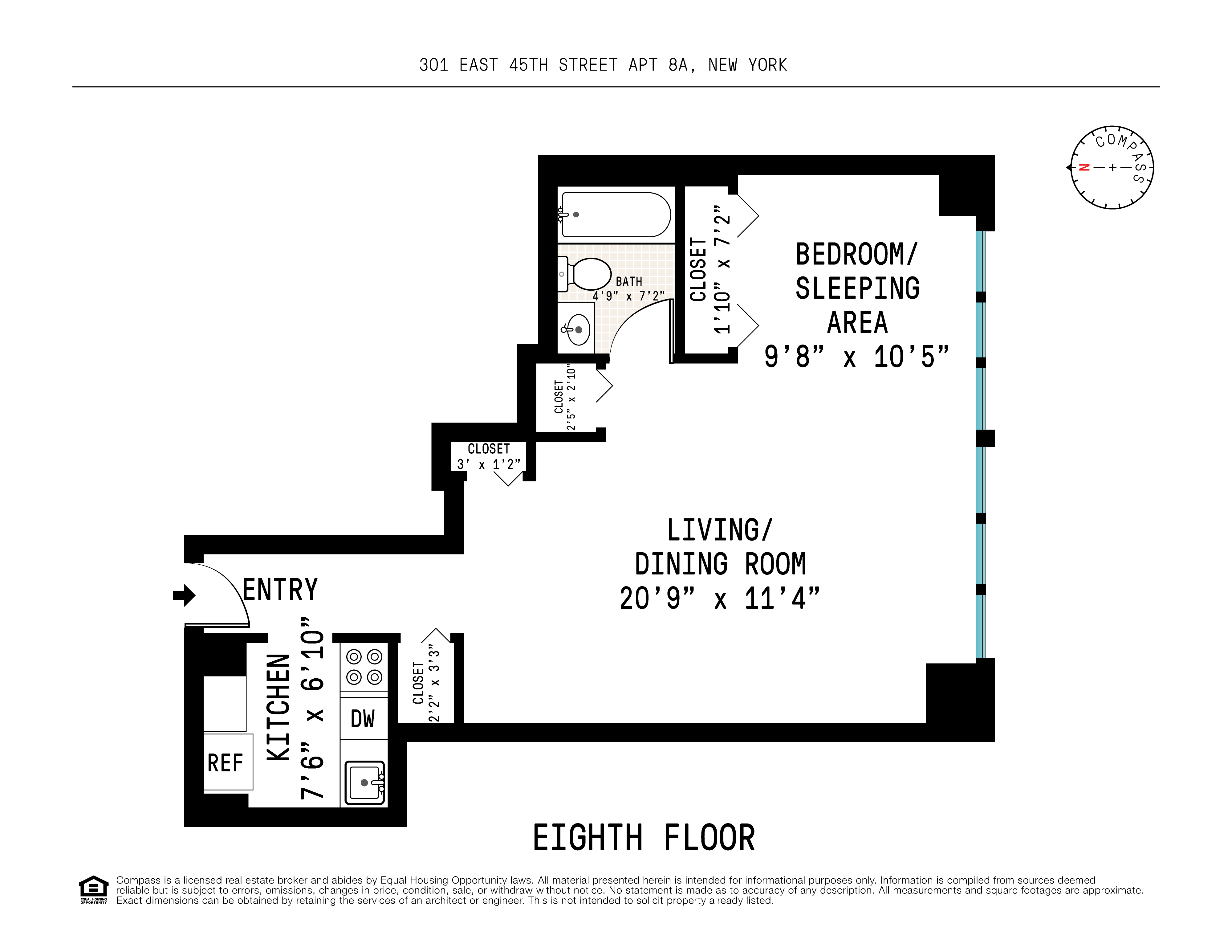301 East 45th Street, Unit 8A Manhattan, NY 10017 - Photo 10 of 11 unknown