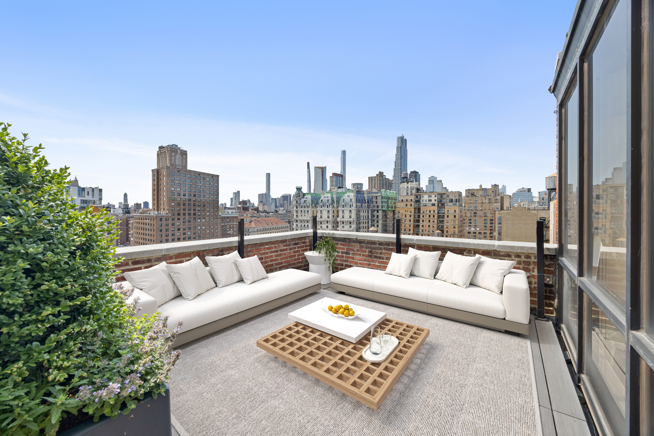 330 West End Avenue, Unit PHB Manhattan, NY 10023 - Photo 1 of 20 a view of roof with furniture and city view