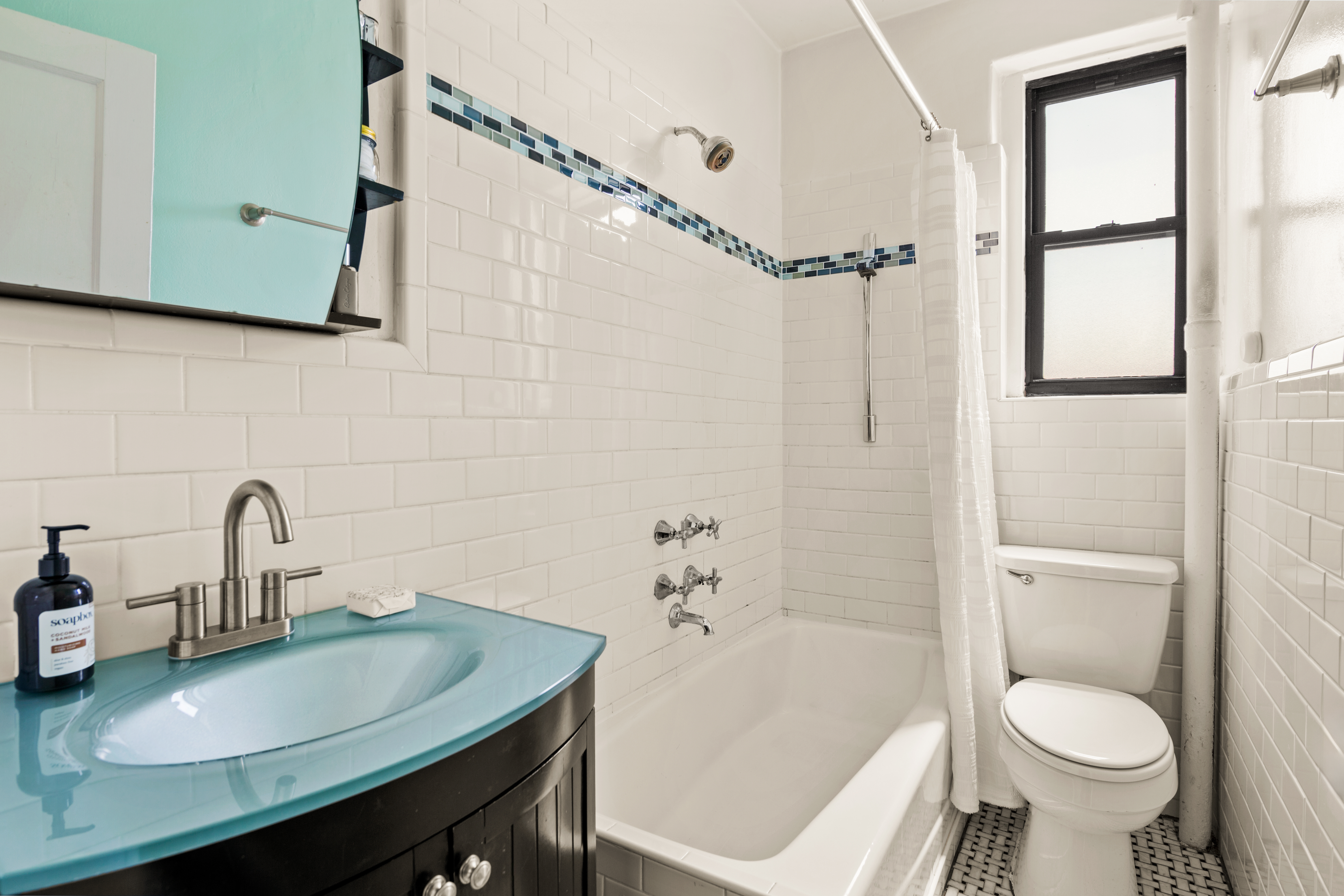 1710 Avenue H, Unit D6 Brooklyn, NY 11230 - Photo 5 of 9 a bathroom with a sink toilet and shower