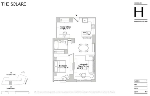 $7,950 | 20 River Terrace, Unit 5H | Battery Park City