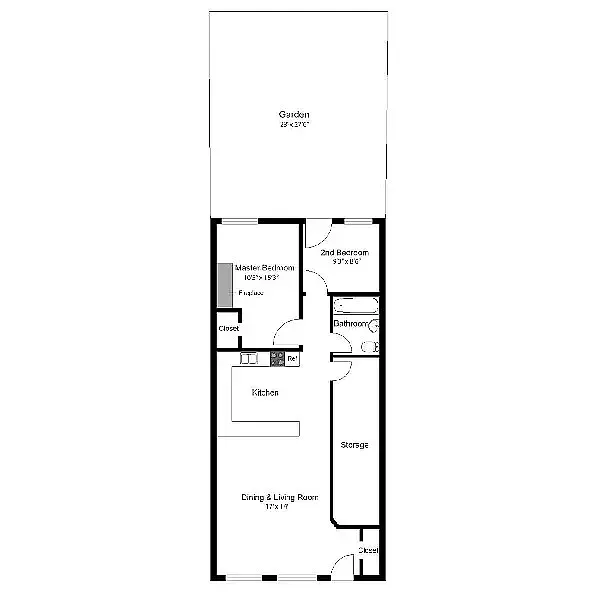 355 West 20th Street, Unit 1 Manhattan, NY 10011 - Photo 9 of 9 a picture of a floor plan