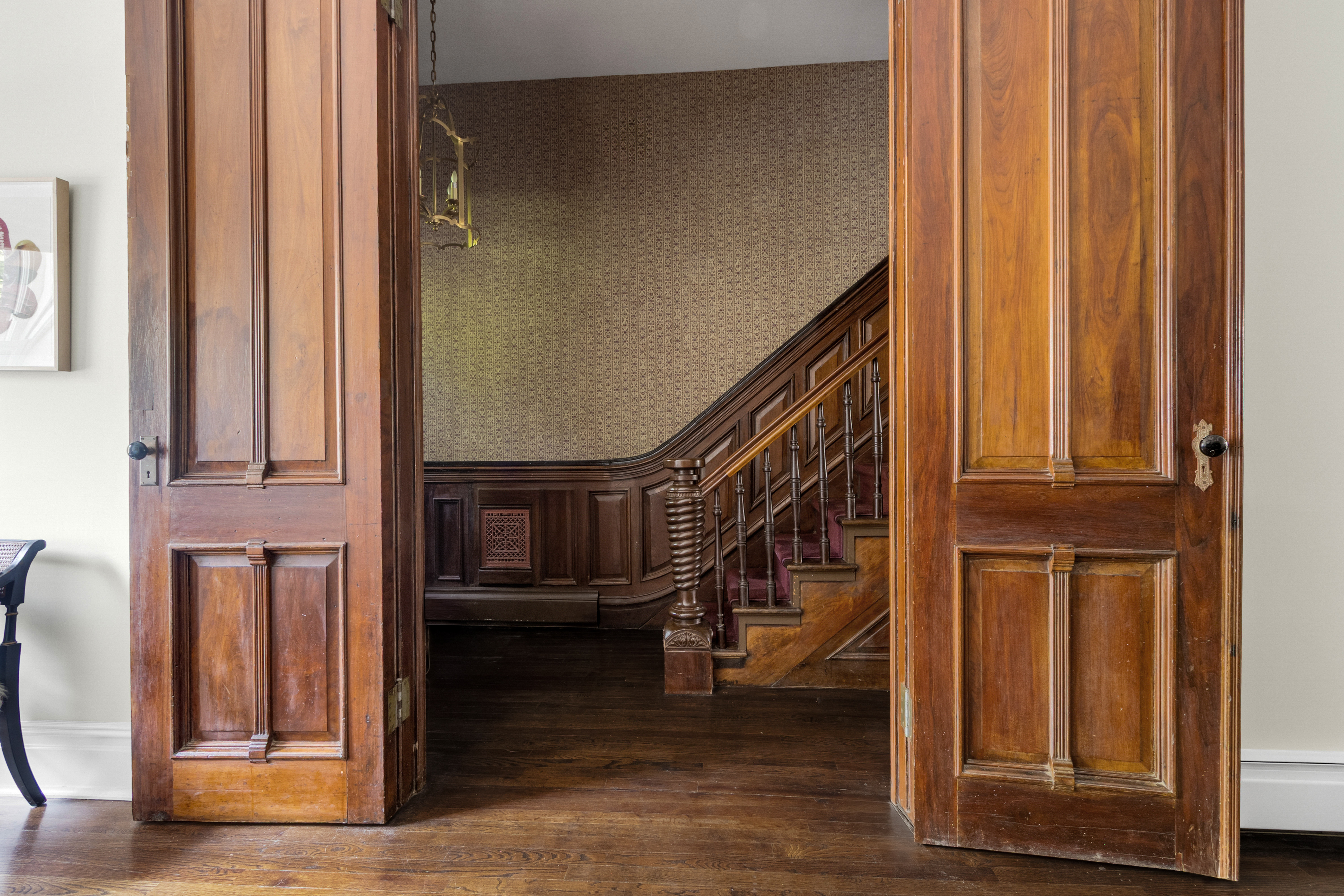 125 West 132nd Street Manhattan, NY 10027 - Photo 8 of 21 a view of entryway and hall with wooden floor