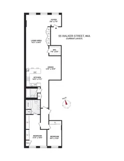 $2,650,000 | 55 Walker Street, Unit 4A | TriBeCa