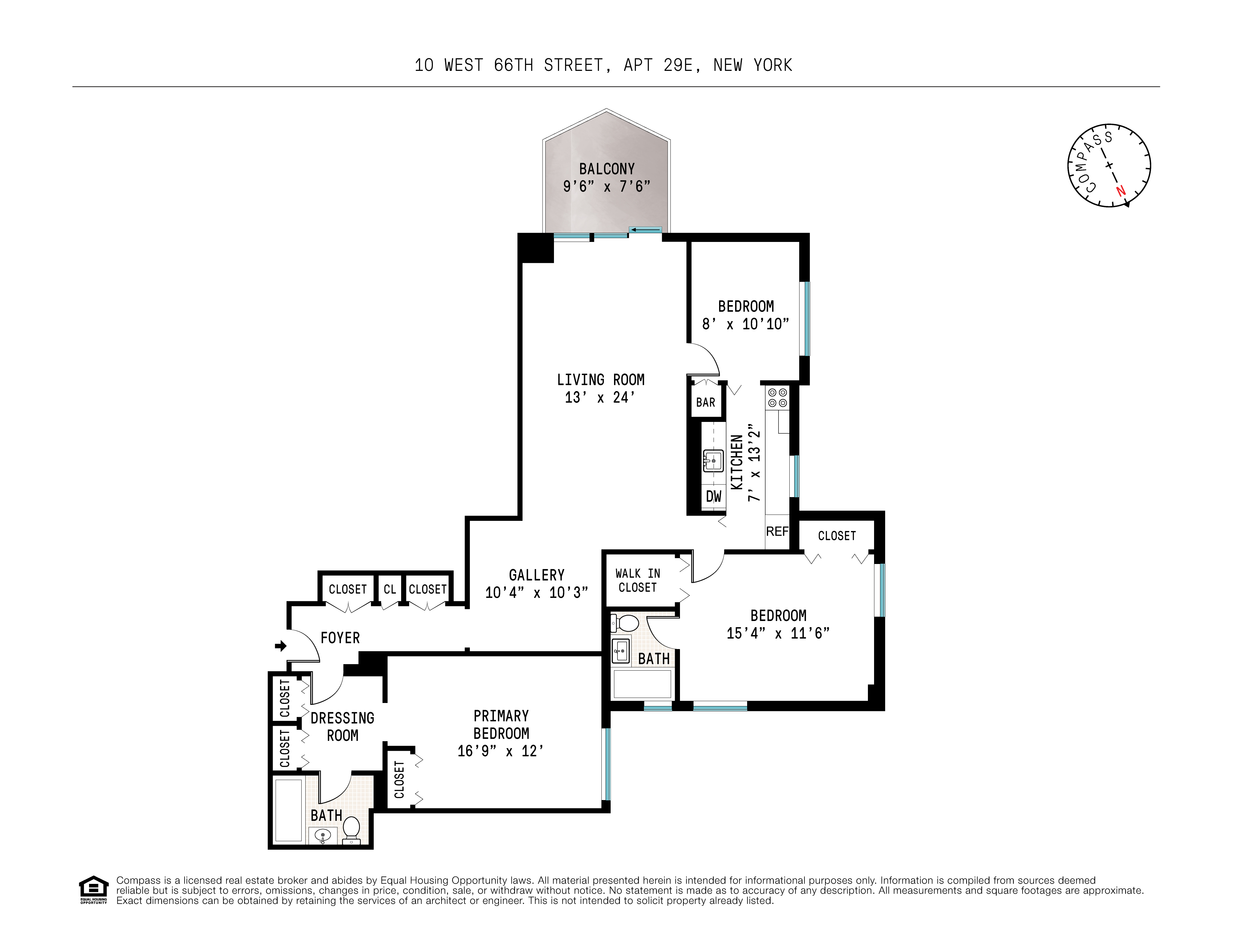 10 West 66th Street, Unit 29E Manhattan, NY 10023 - Photo 39 of 39 a picture of a floor plan