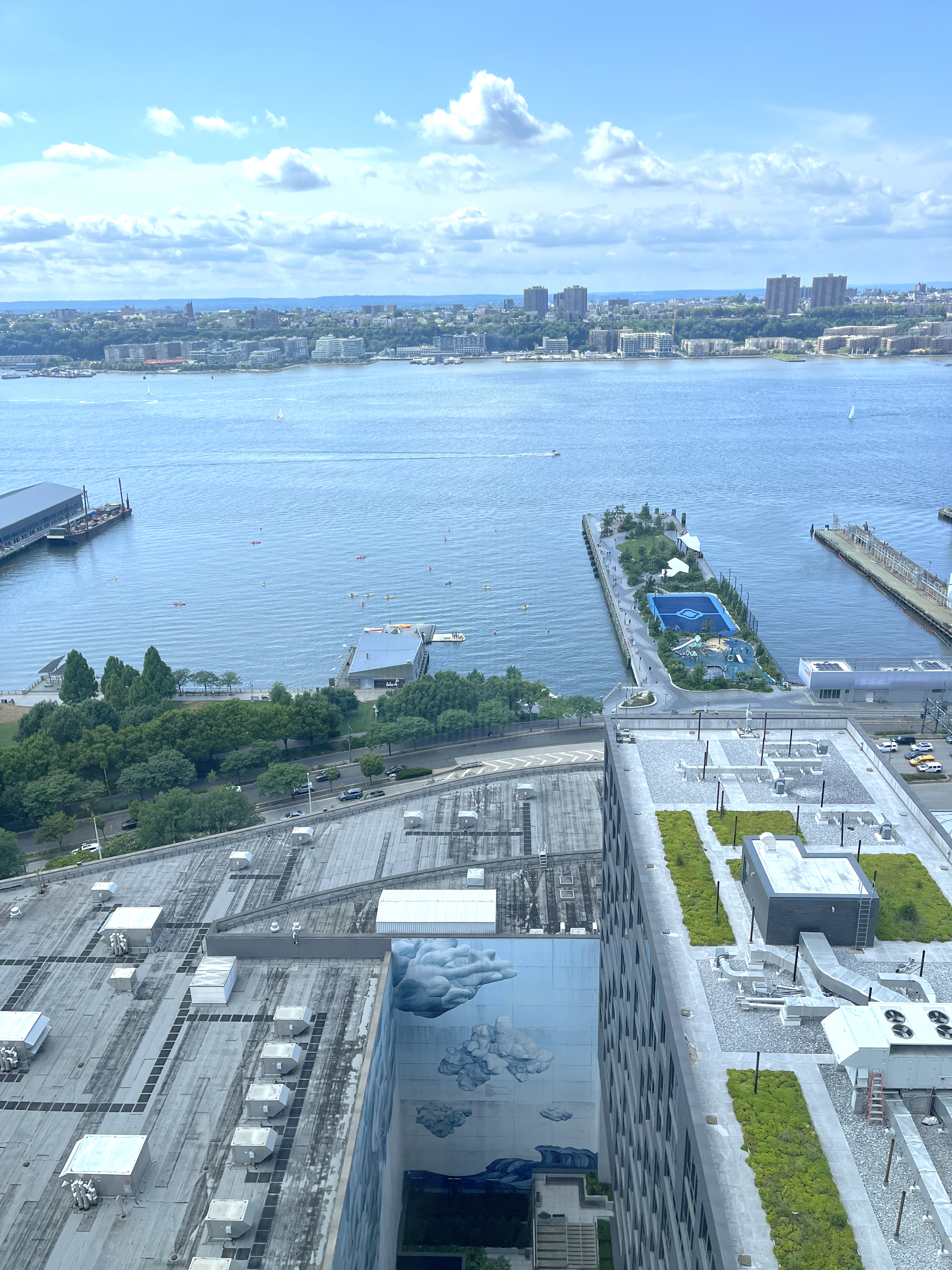 606 West 57th Street, Unit 1612 Manhattan, NY 10019 - Photo 6 of 18 a view of a city with an ocean