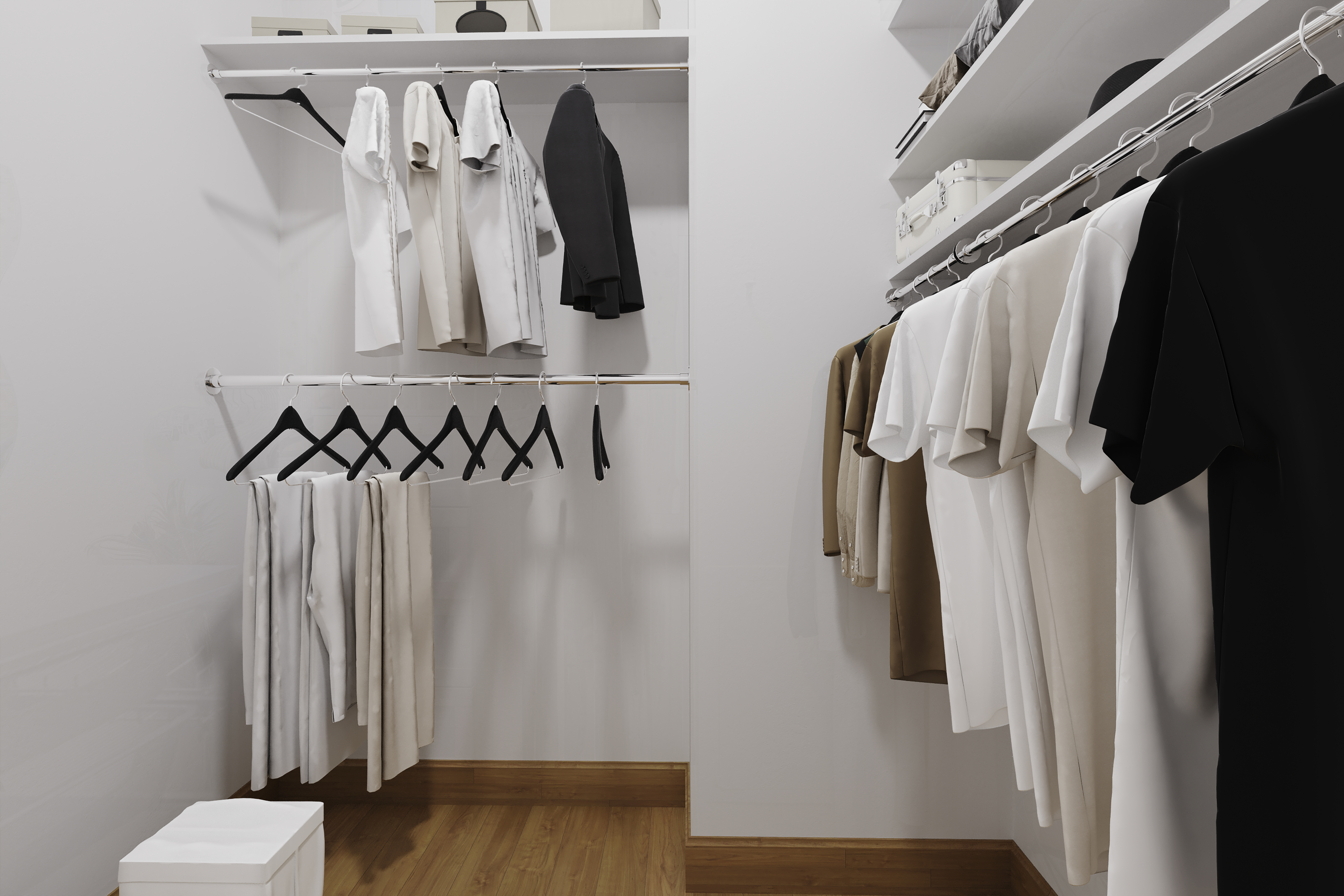 133 West 123rd Street Manhattan, NY 10027 - Photo 19 of 31 a view of walk in closet with clothes