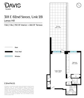 $925,000 | 301 East 62nd Street, Unit 2B | Lenox Hill