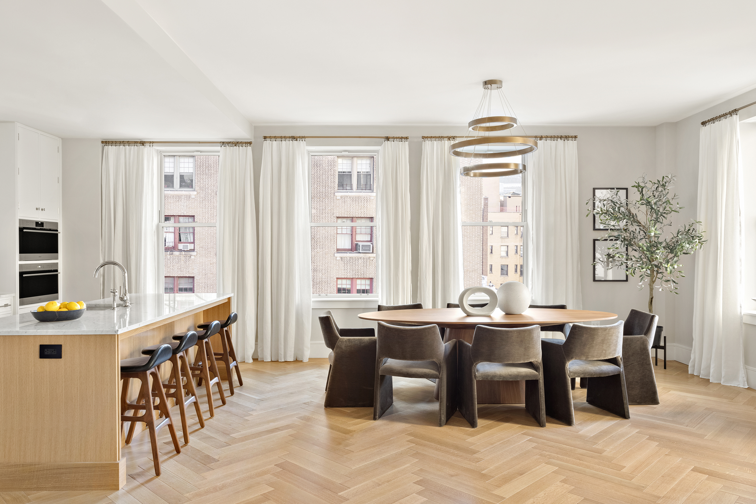 378 West End Avenue, Unit 7A Manhattan, NY 10024 - Photo 2 of 24 a view of a a dining room with furniture window and wooden floor