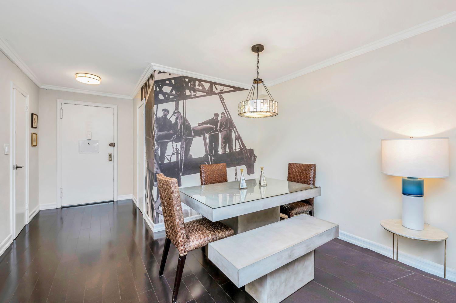 333 East 79th Street, Unit 2R Manhattan, NY 10075 - Photo 4 of 13 a view of a dining room with furniture window and wooden floor