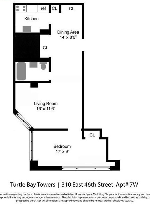 310 East 46th Street, Unit 7W Manhattan, NY 10017 - Photo 7 of 7 Gallery Image 7