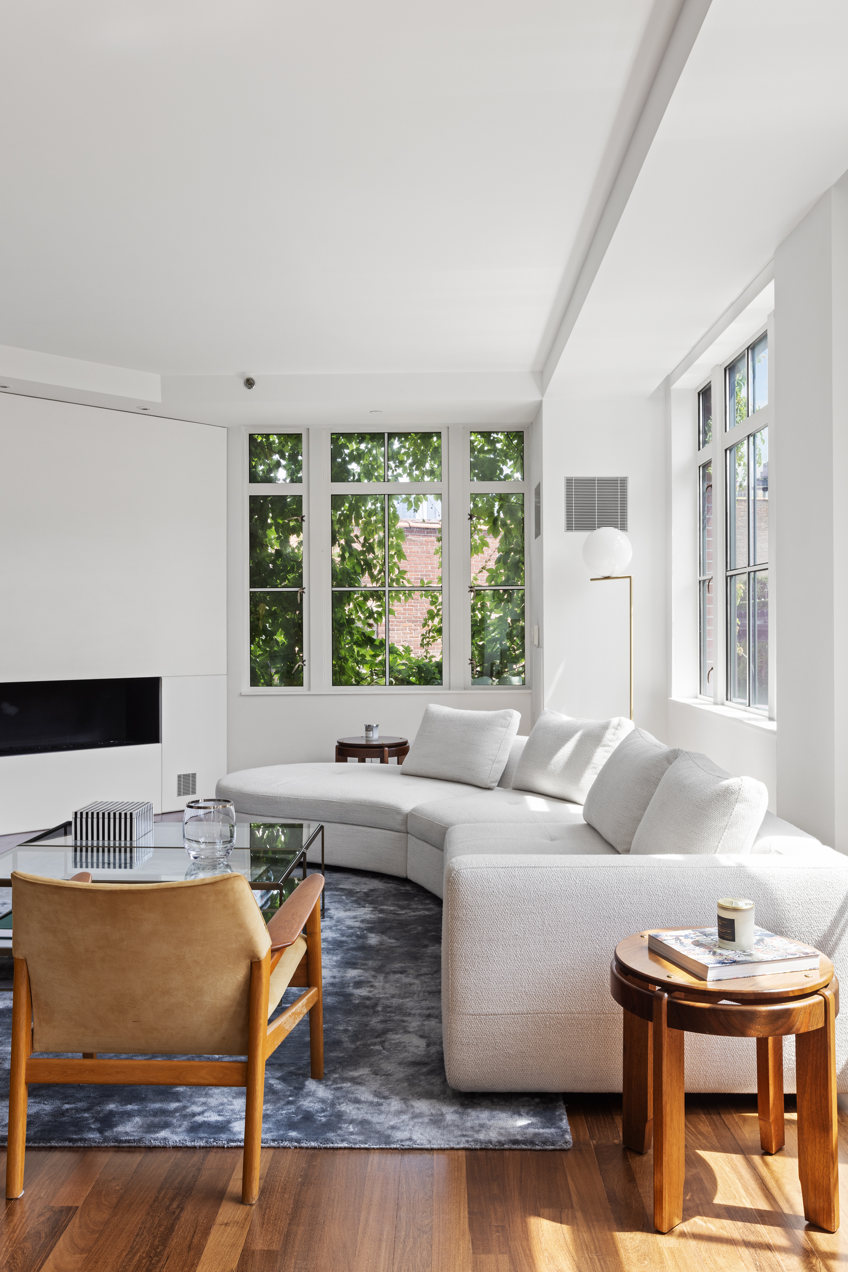 744 Greenwich Street, Unit 4 Manhattan, NY 10014 - Photo 16 of 34 a living room with furniture and a large window