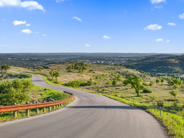 a view of a bunch of trees and bushes