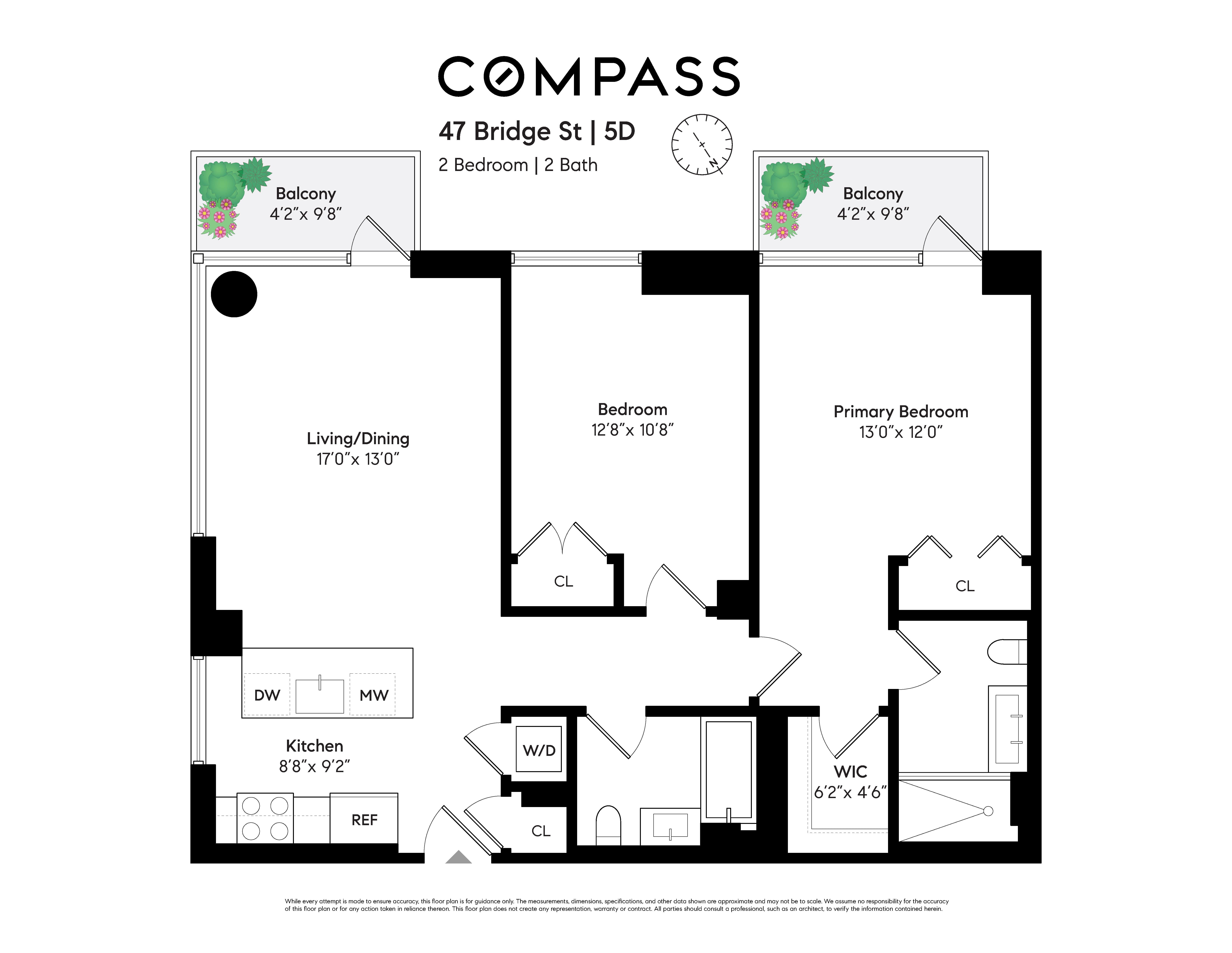 47 Bridge Street, Unit 5D Brooklyn, NY 11201 - Photo 21 of 21 a picture of a wall with a white and white kitchen