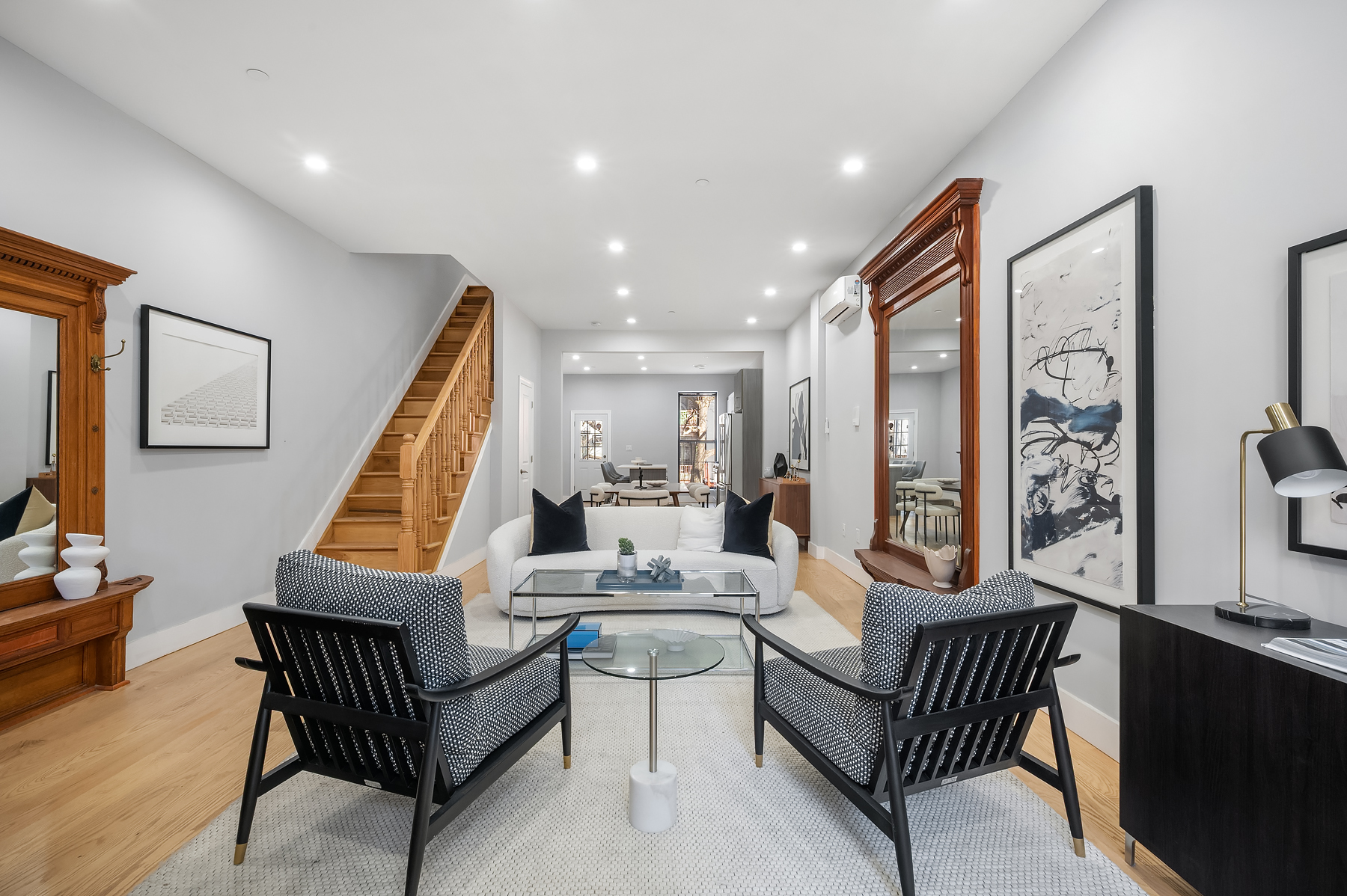 a outdoor living space with furniture