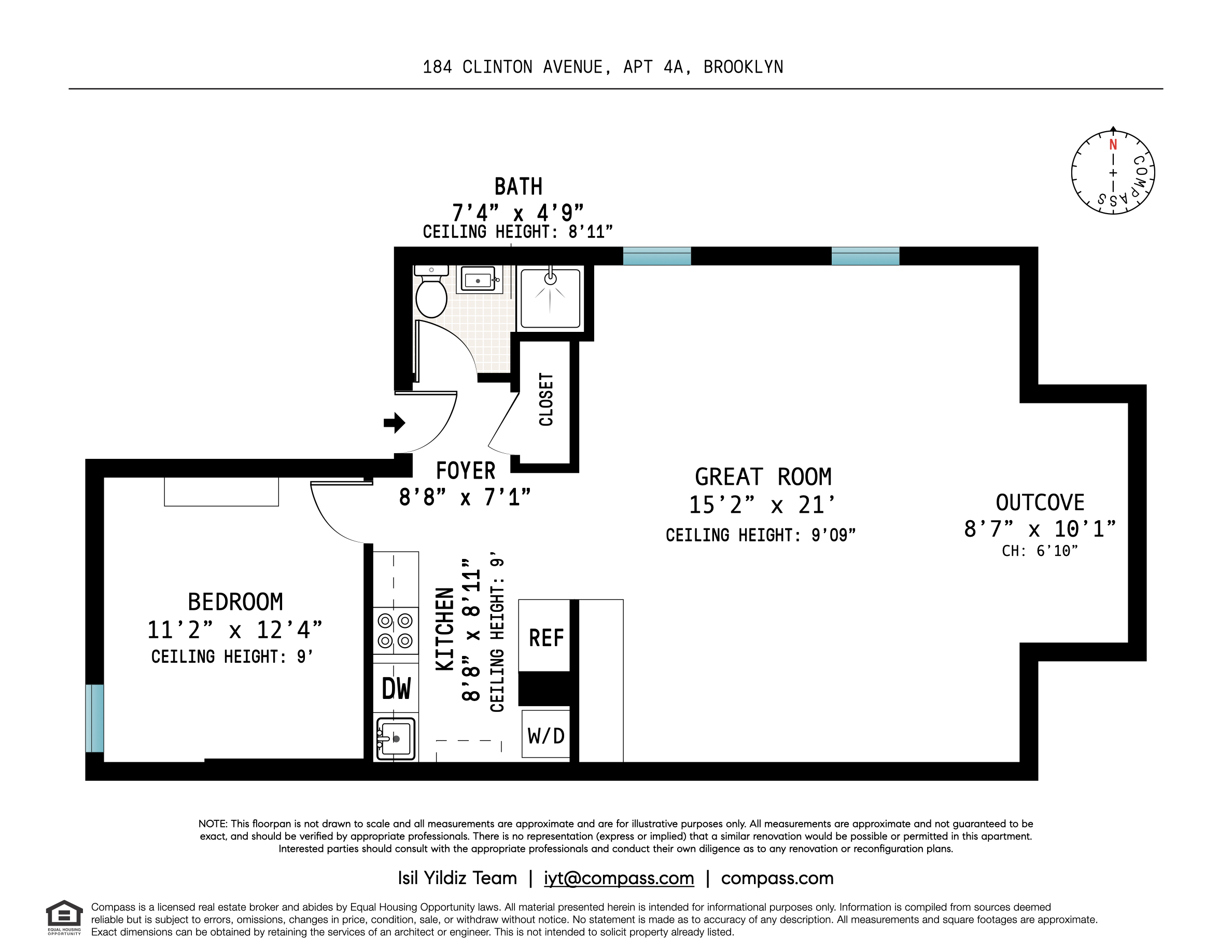 184 Clinton Avenue 4A Clinton Hill Brooklyn NY 11205