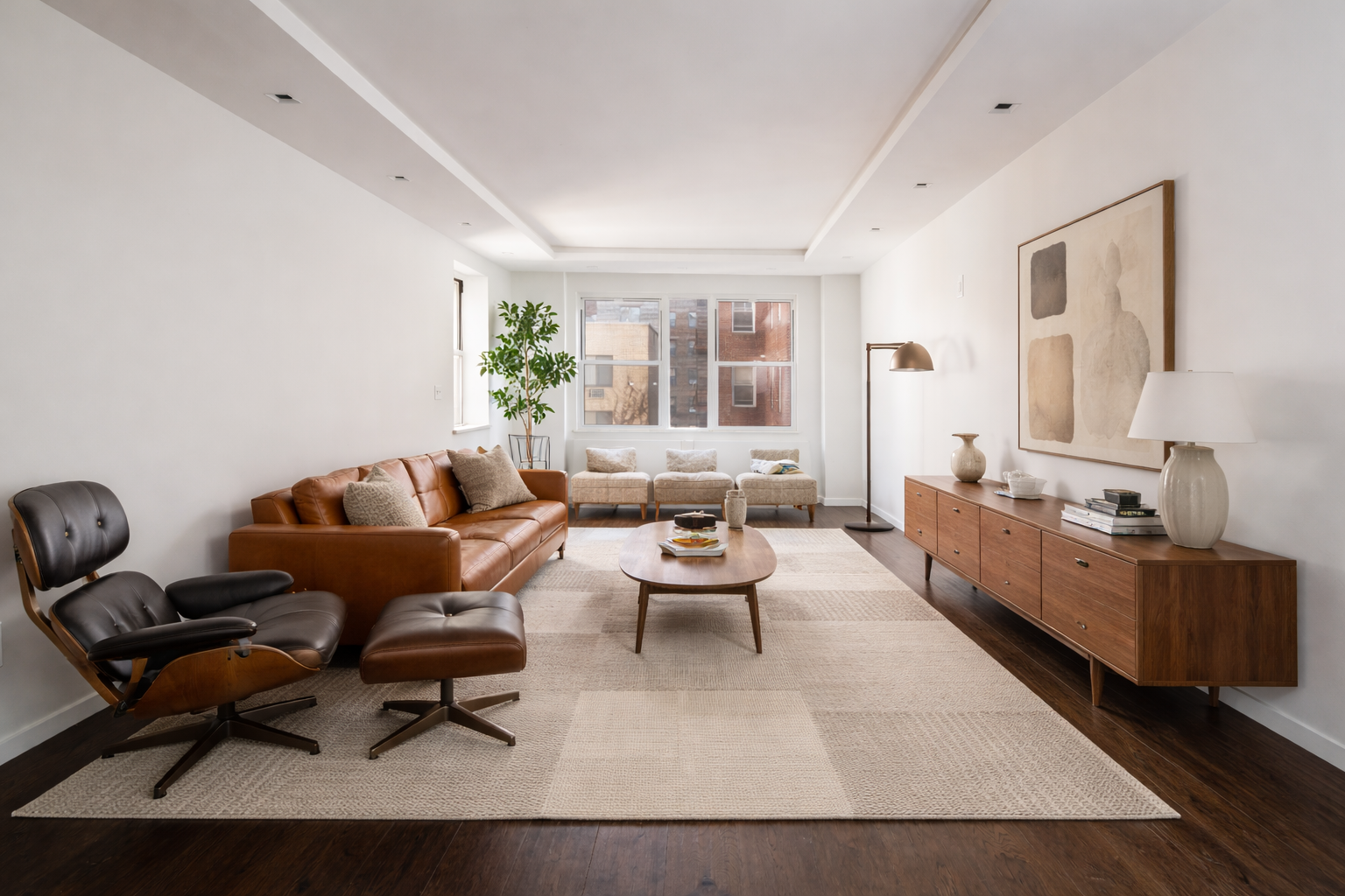 71-36 110th Street, Unit 4C Queens, NY 11375 - Photo 1 of 14 a living room with furniture rug and window