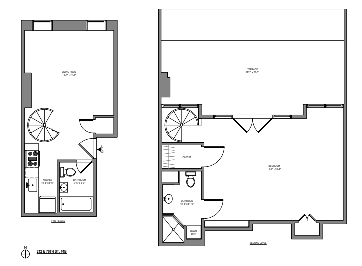 212 East 70th Street, Unit 4B Manhattan, NY 10021 - Photo 16 of 16 a picture of a bathroom with a picture of a wall