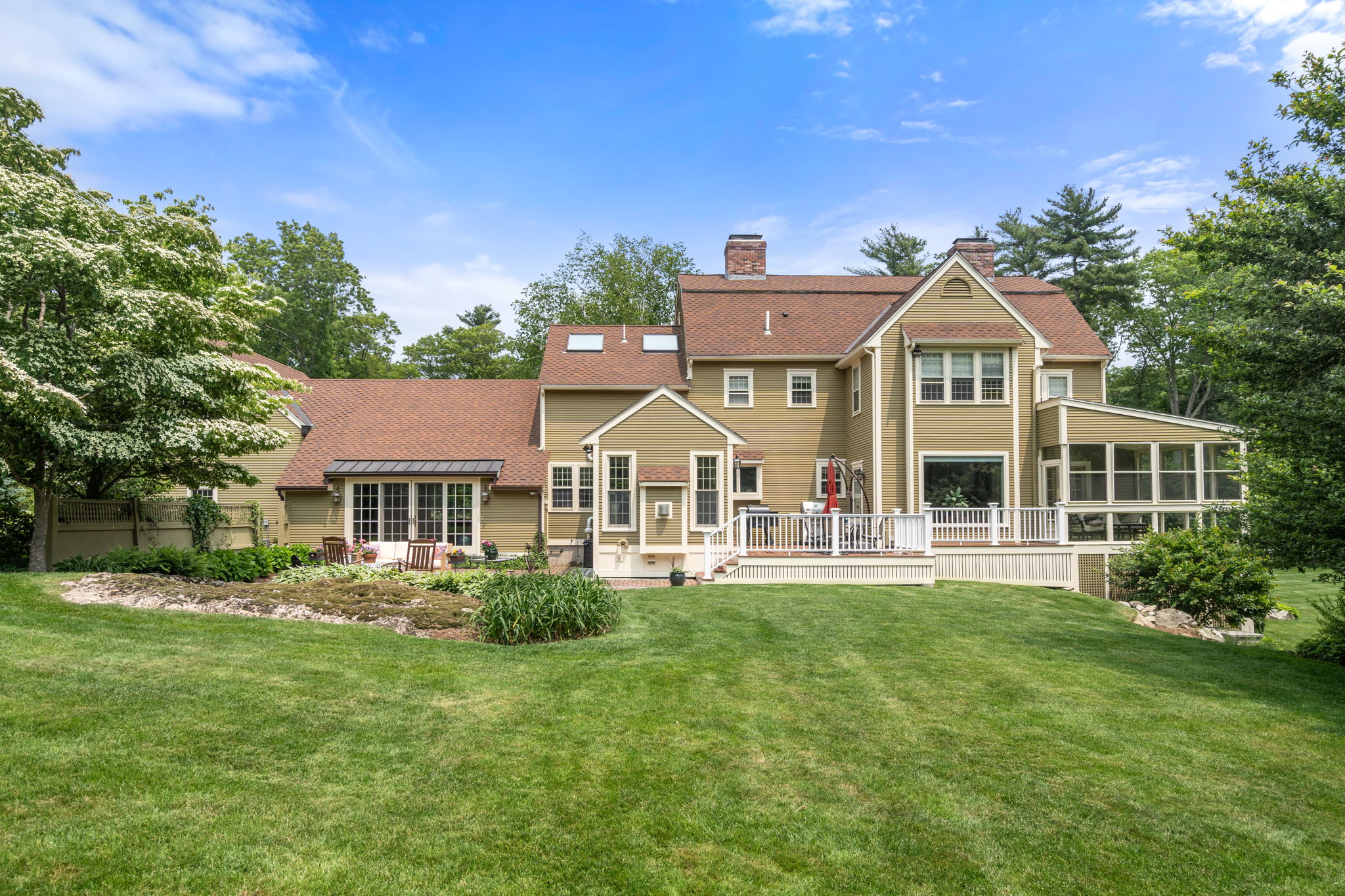 100 Farm Road Sherborn, MA 01770 - Photo 11 of 17 front view of a house with a yard