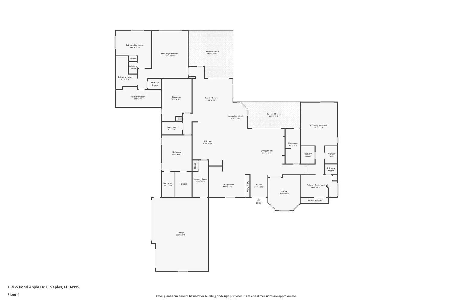 $3,995,900 | 13455 Pond Apple Drive East, Naples, FL 34119