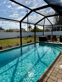 a view of yard with outdoor seating