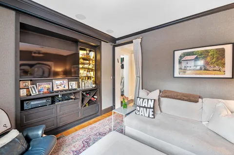 a bedroom with furniture and a couch