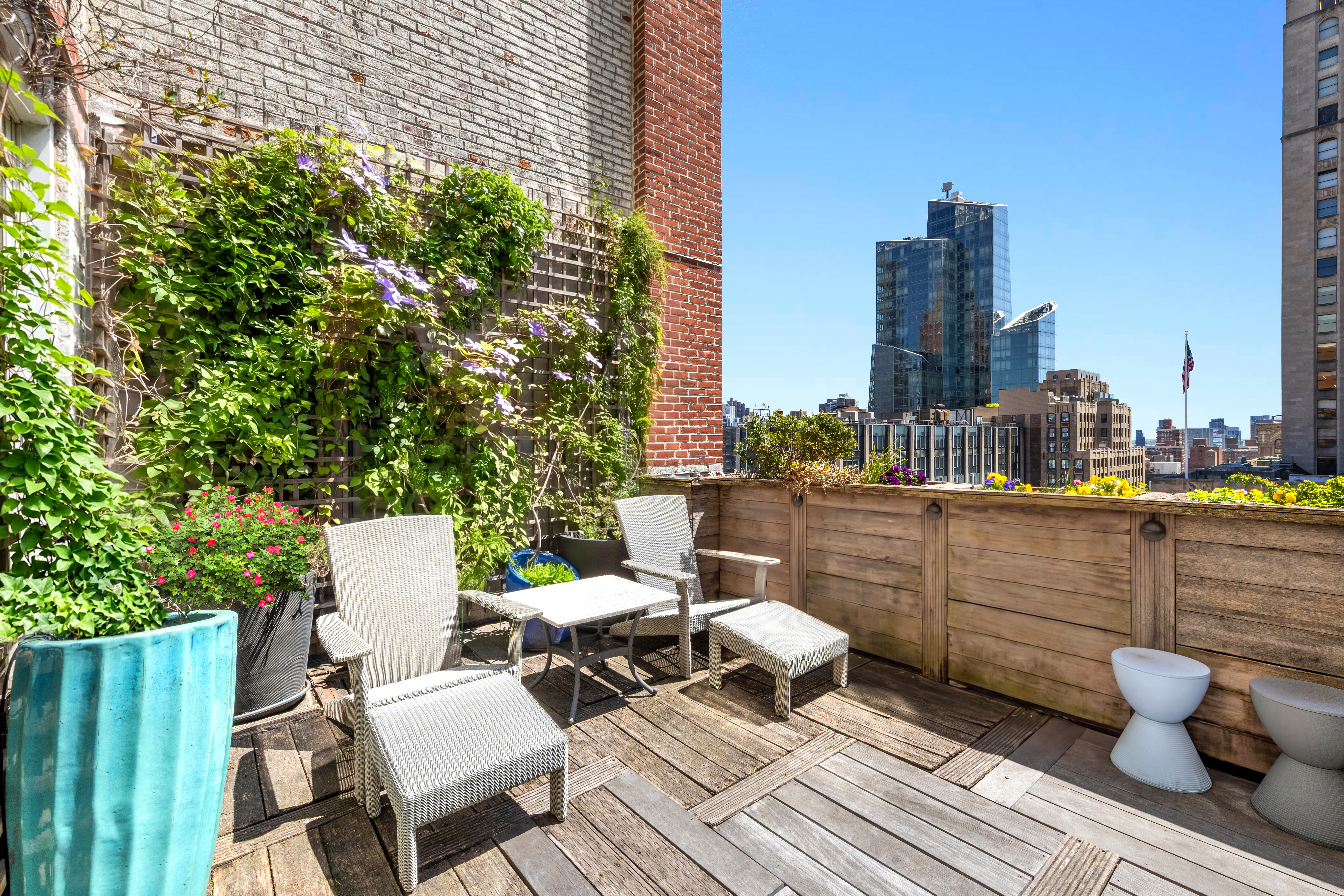 15 East 26th Street, Unit 16BC Manhattan, NY 10010 - Photo 14 of 27 a view of city from balcony with outdoor seating