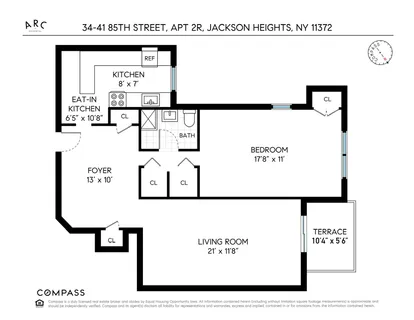 $463,000 | 34-41 85th Street, Unit 2R | Jackson Heights