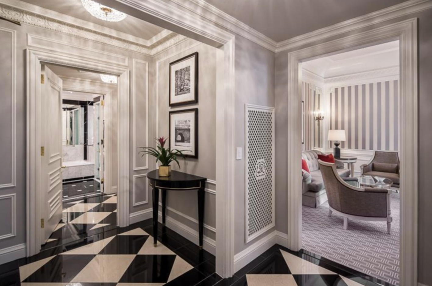2 East 55th Street, Unit 918W17 Manhattan, NY 10022 - Photo 6 of 14 a view of a livingroom with furniture and windows