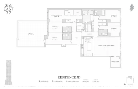 $8,150,000 | 255 East 77th Street, Unit 3D | Upper East Side