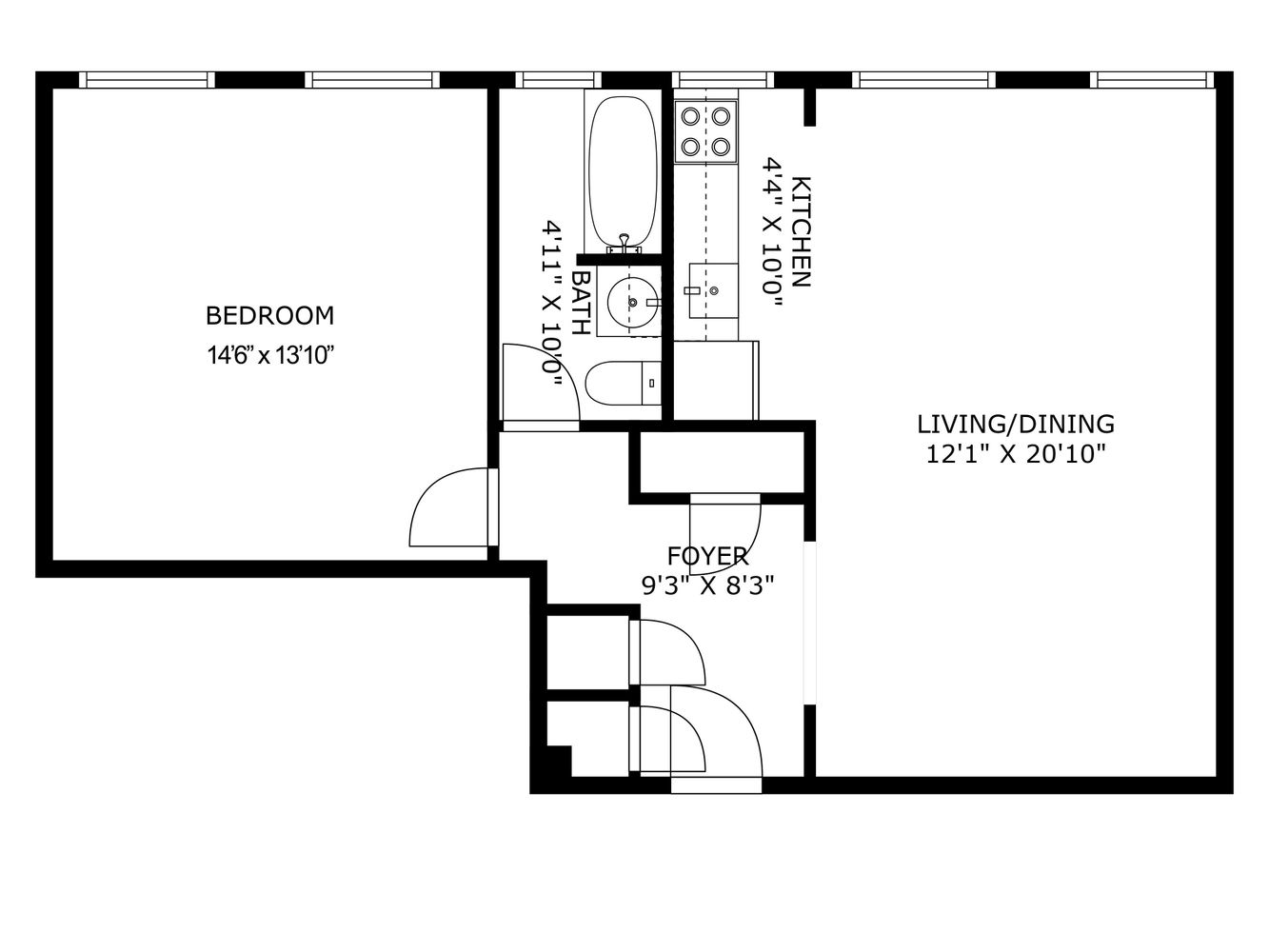 59-11 Queens Boulevard, Unit 3J Queens, NY 11377 - Photo 18 of 18 a picture of a bench in front