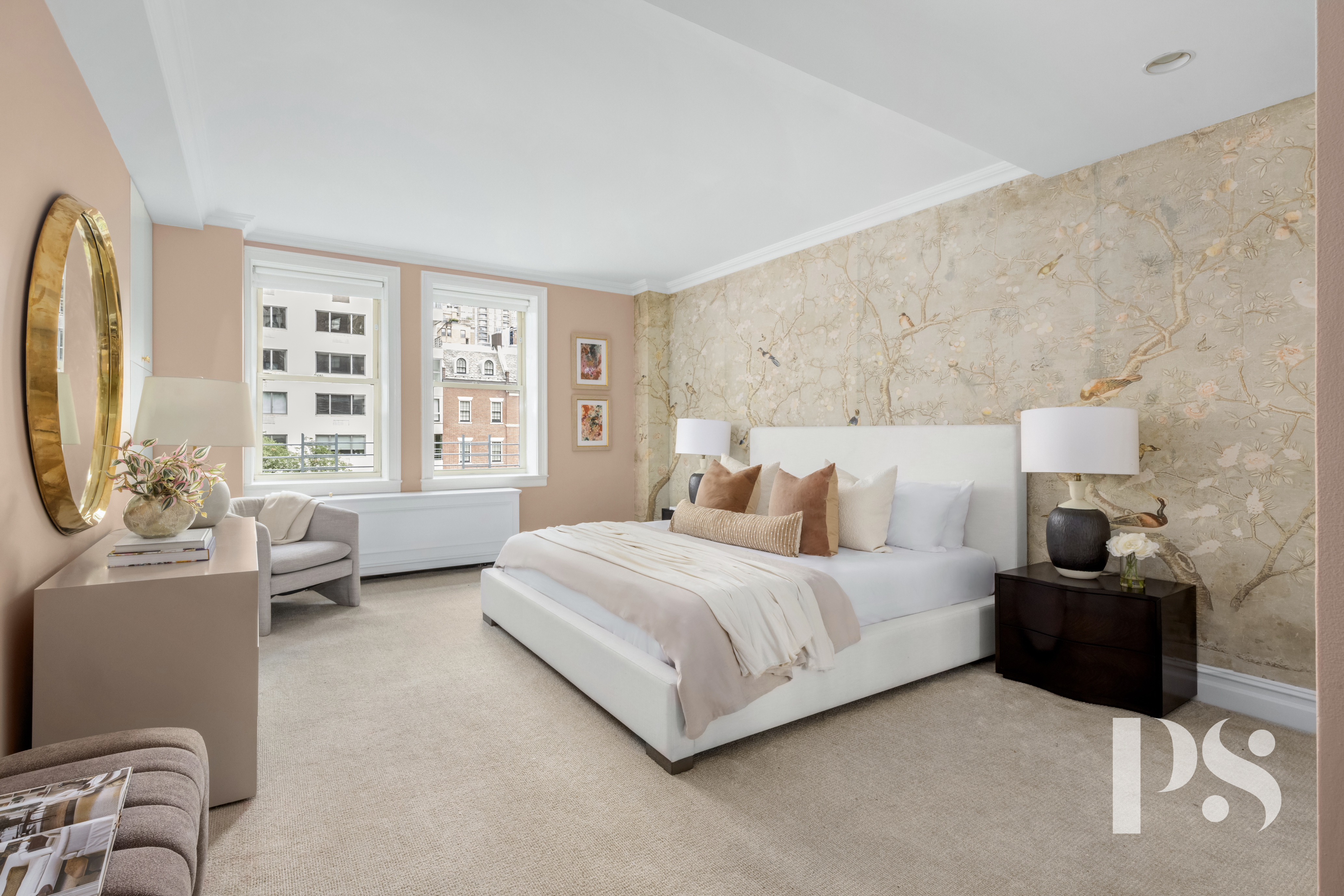 610 Park Avenue, Unit 4B Manhattan, NY 10065 - Photo 13 of 22 a spacious bedroom with a bed couch and a window