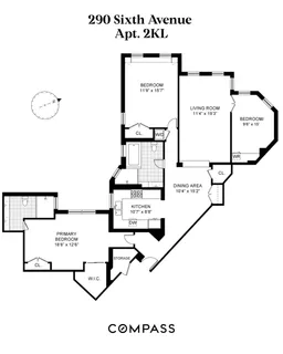 $2,395,000 | 290 6th Avenue, Unit 2KL | Greenwich Village