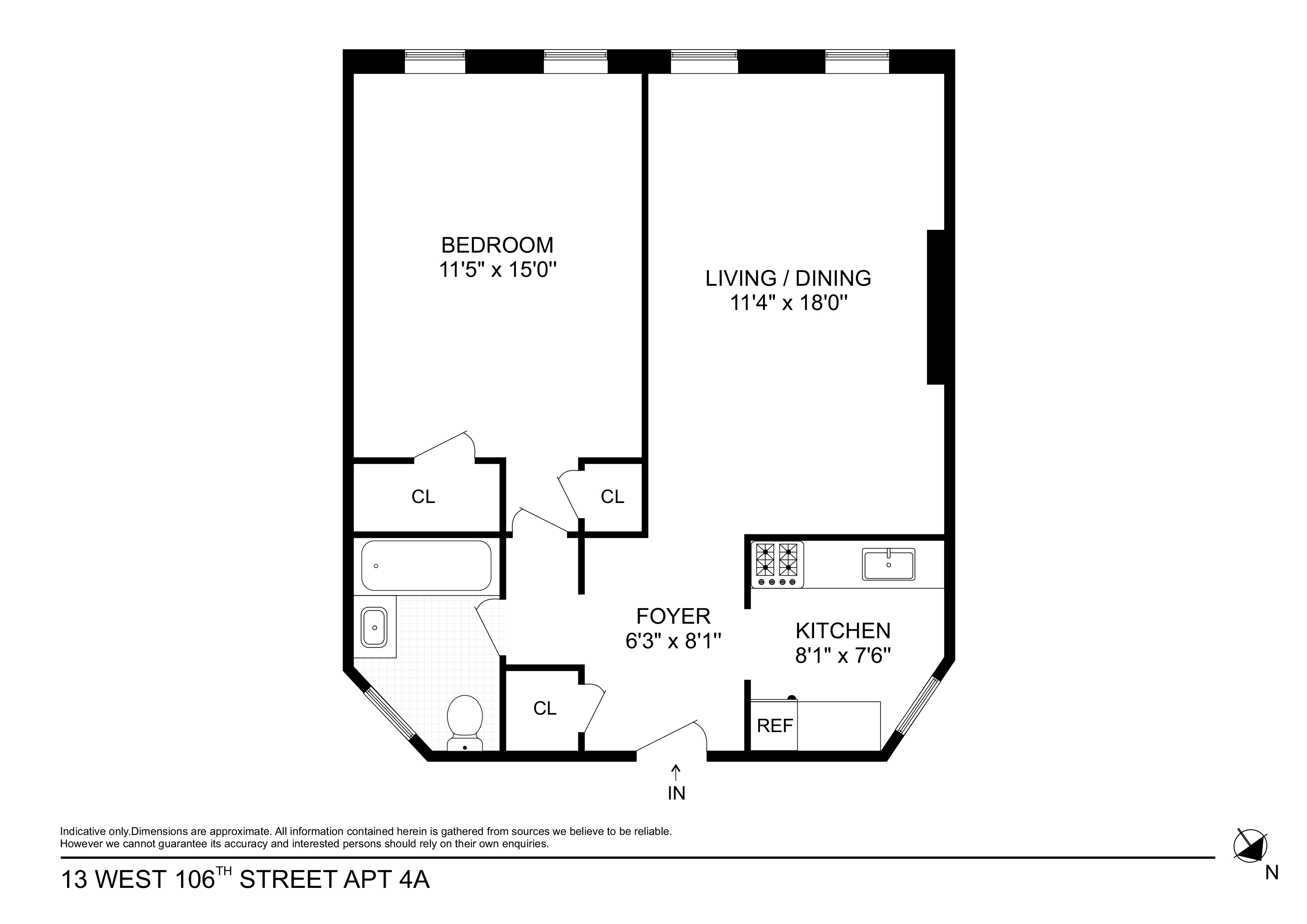 13 West 106th Street, Unit 4A Manhattan, NY 10025 - Photo 8 of 8