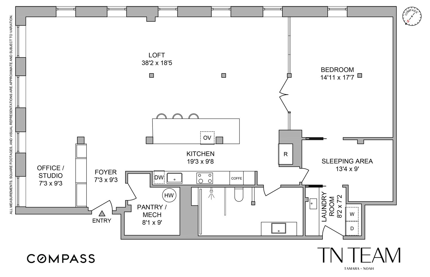 $1,920,000 | 66 Washington Avenue, Unit 2 | Clinton Hill