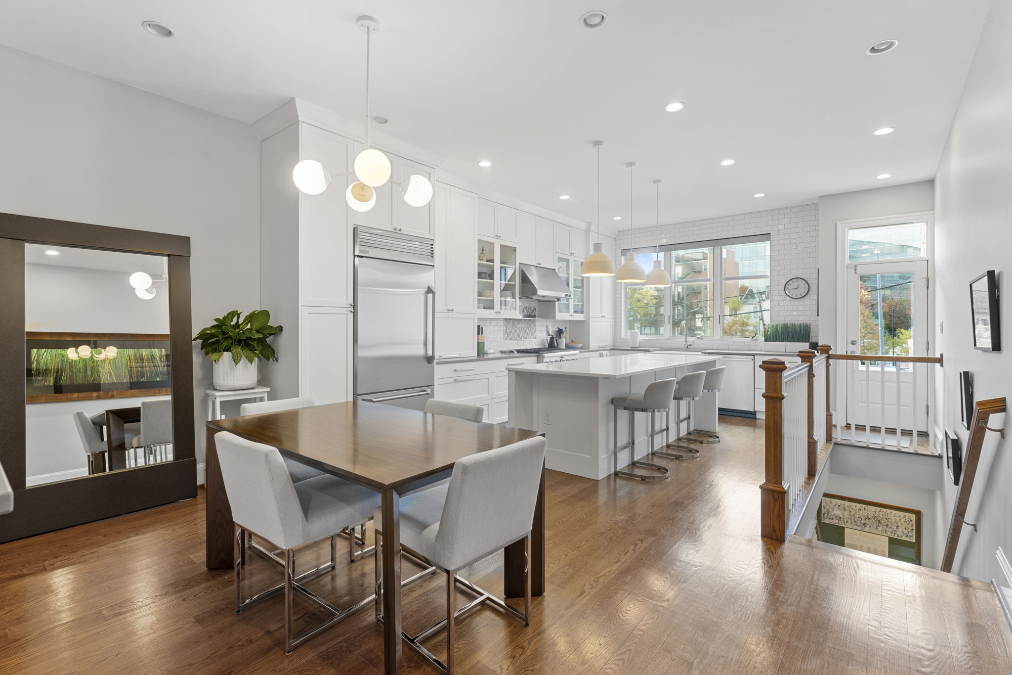 618 3rd Street Northeast Washington, DC 20002 - Photo 4 of 7 a dining area with a table chairs and a large window