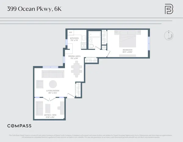 $450,000 | 399 Ocean Parkway, Unit 6K | Kensington