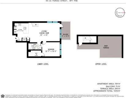 $995,000 | 44-15 Purves Street, Unit PHB | Long Island City