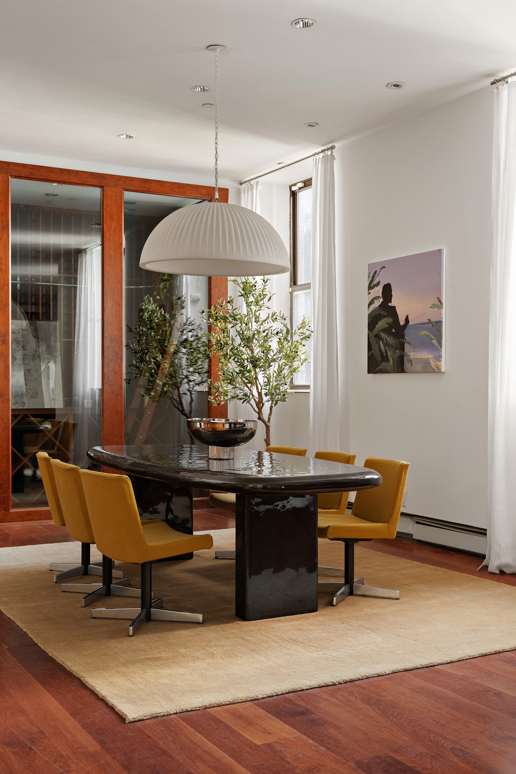 40 West 13th Street, Unit 2 Manhattan, NY 10011 - Photo 4 of 14 a living room with furniture and a potted plant