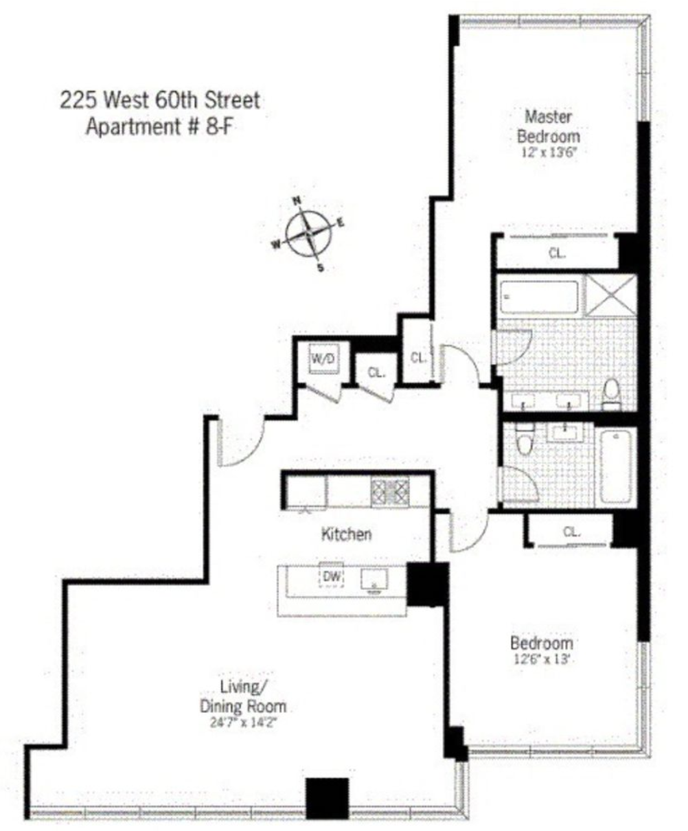 225 West 60th Street, Unit 8F Manhattan, NY 10023 - Photo 11 of 11 a picture of a book and a bed