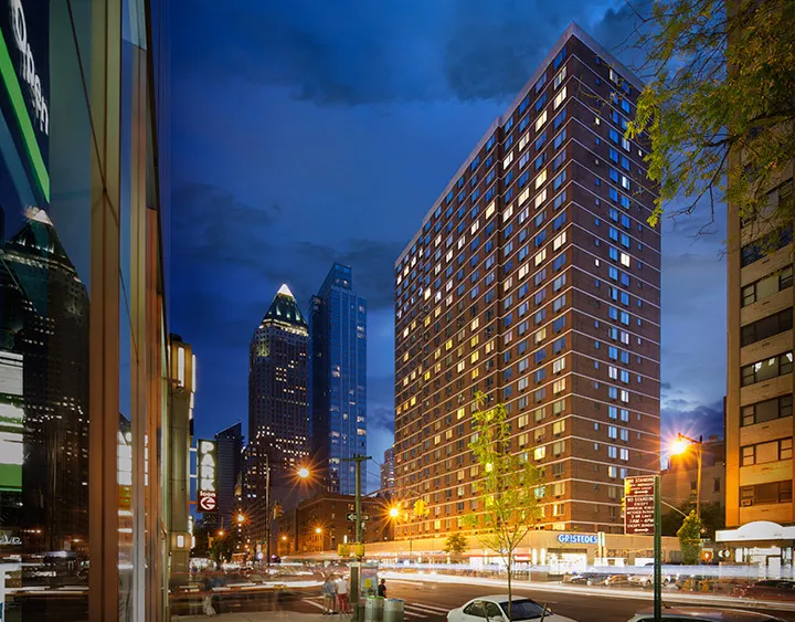 a view of a building