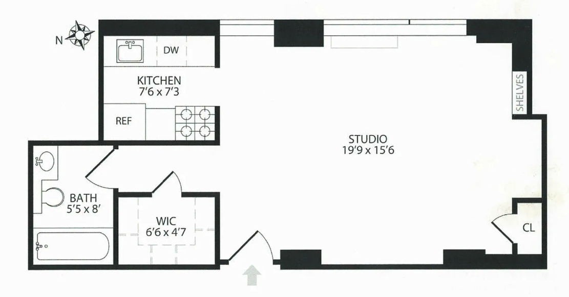 250 South End Avenue, Unit 3F Manhattan, NY 10280 - Photo 11 of 11 a picture of a wall with a white wall and a white wall