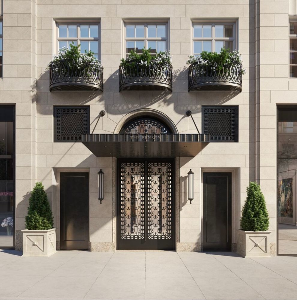 a front view of a house with entryway