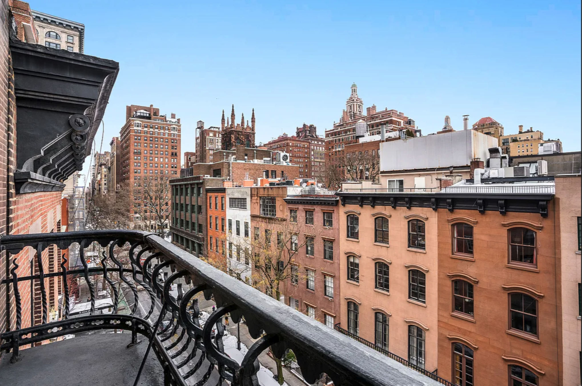 31 West 12th Street, Unit 5E Manhattan, NY 10011 - Photo 4 of 14 a view of a city from a balcony