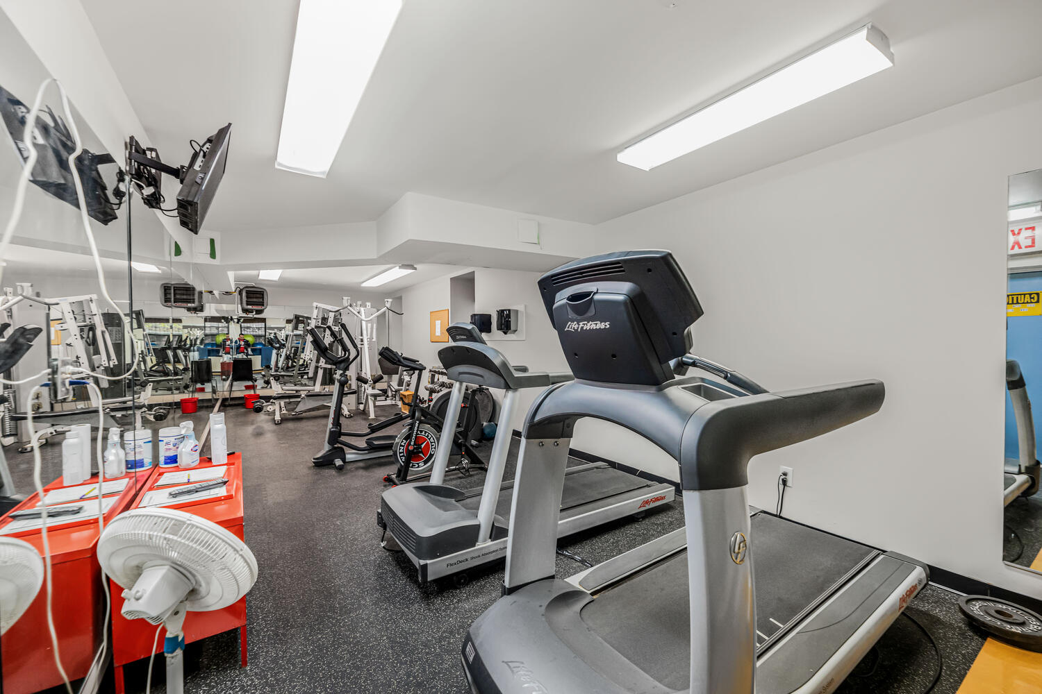 4 West 109th Street, Unit 4F Manhattan, NY 10025 - Photo 12 of 16 a view of a room with gym equipment